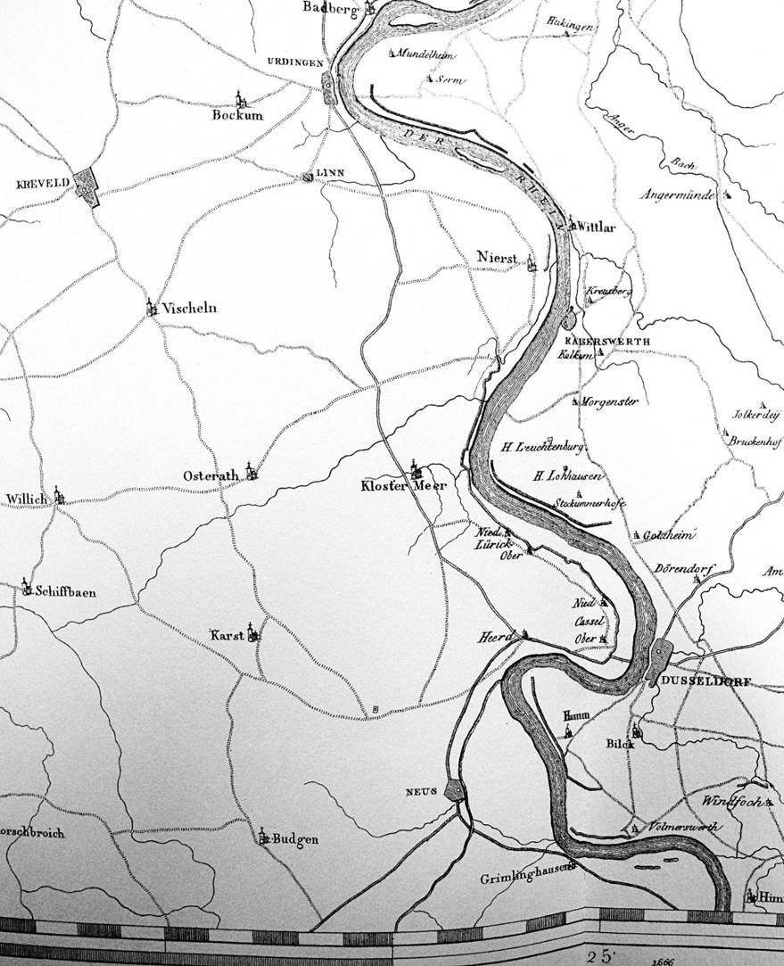 In 1820 via Vischeln en Heerd naar Düsseldorf
